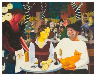 Nicole Eisenman, Beer Garden with Ulrike and Celeste, 2009